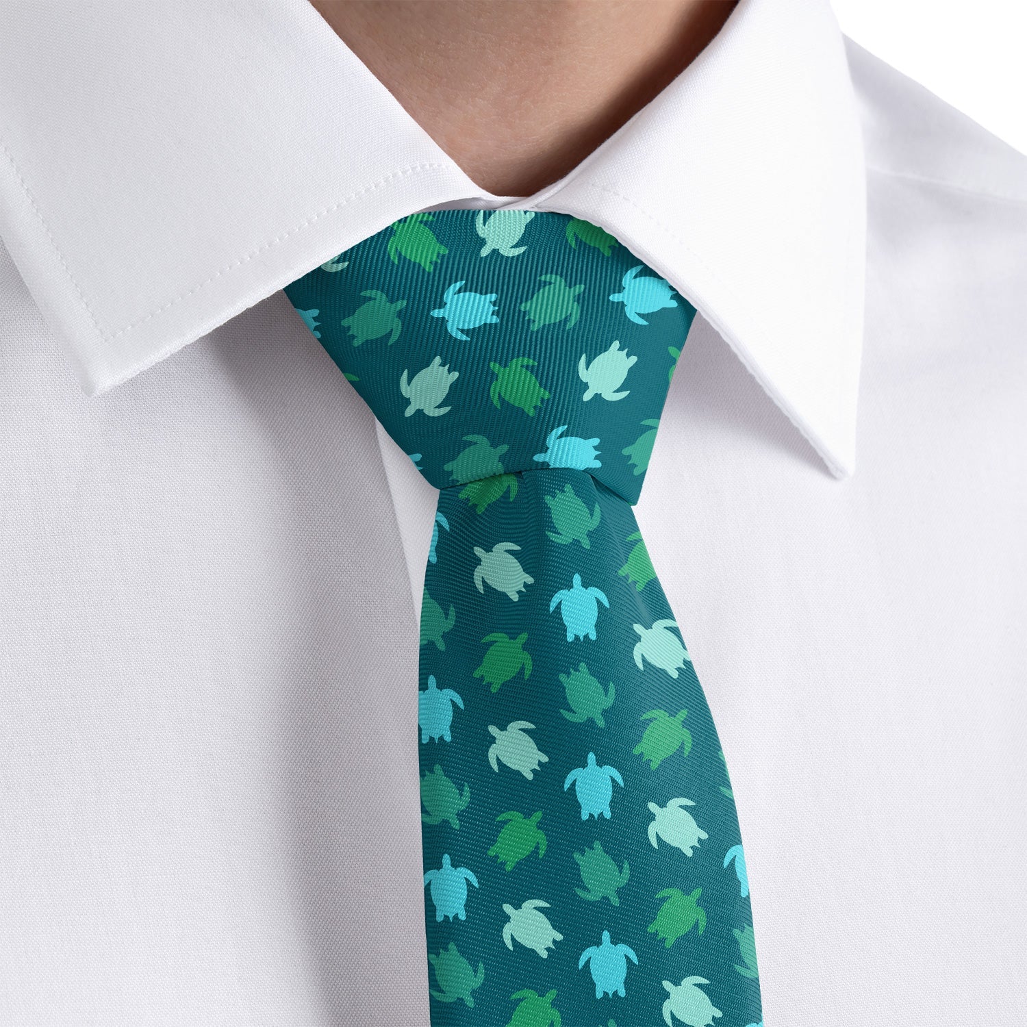 Sea Turtles Necktie - Dress Shirt - Knotty Tie Co.