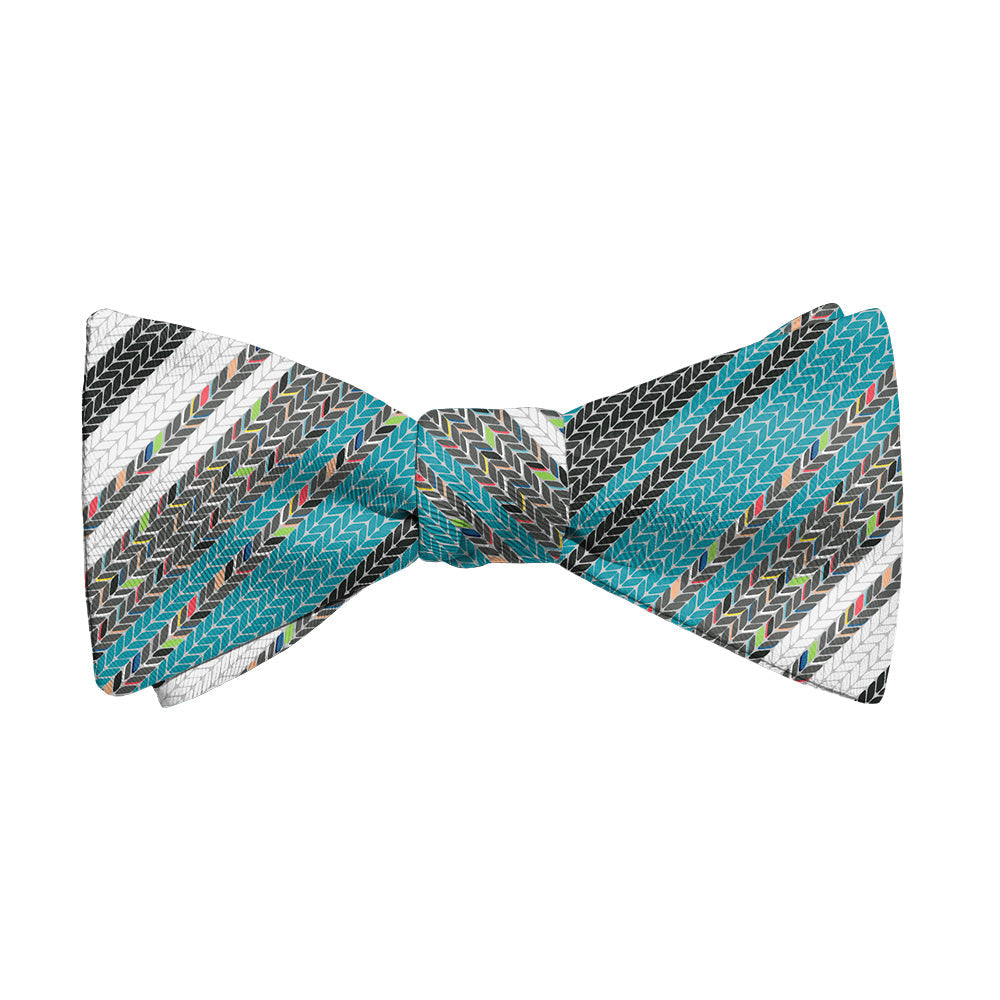 Serape Stripe Bow Tie - Adult Standard Self-Tie 14-18" - Knotty Tie Co.