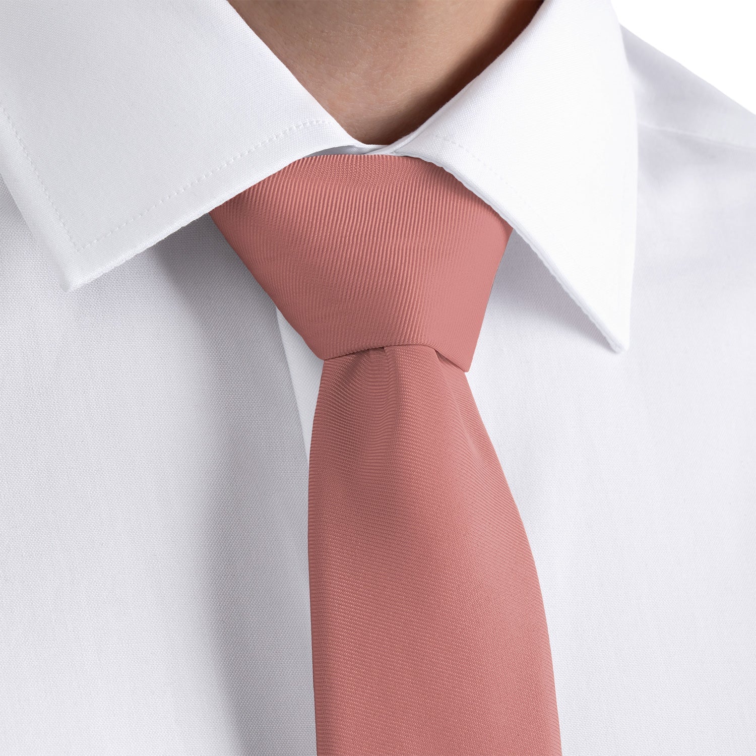 Solid KT Dusty Pink Necktie - Dress Shirt - Knotty Tie Co.