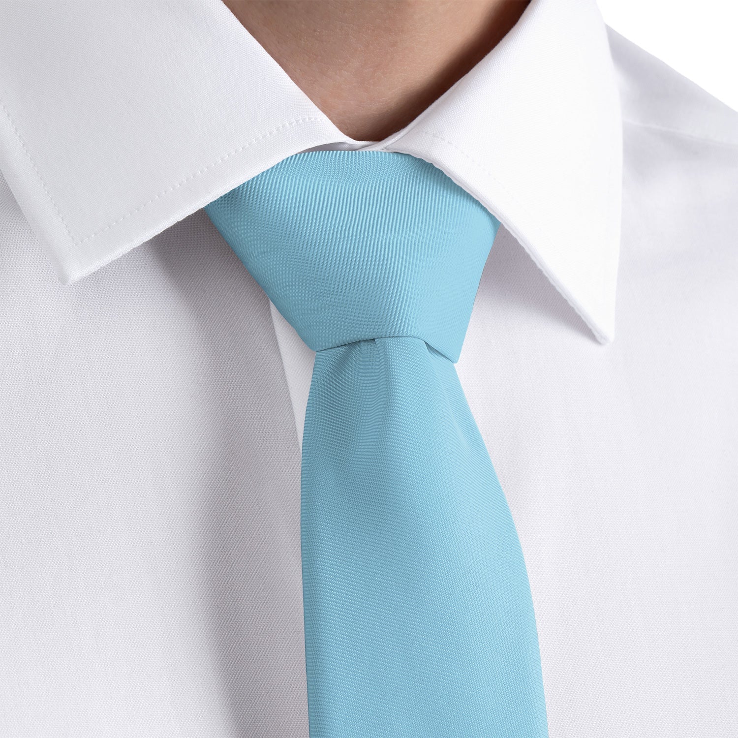 Solid KT Light Blue Necktie - Dress Shirt - Knotty Tie Co.