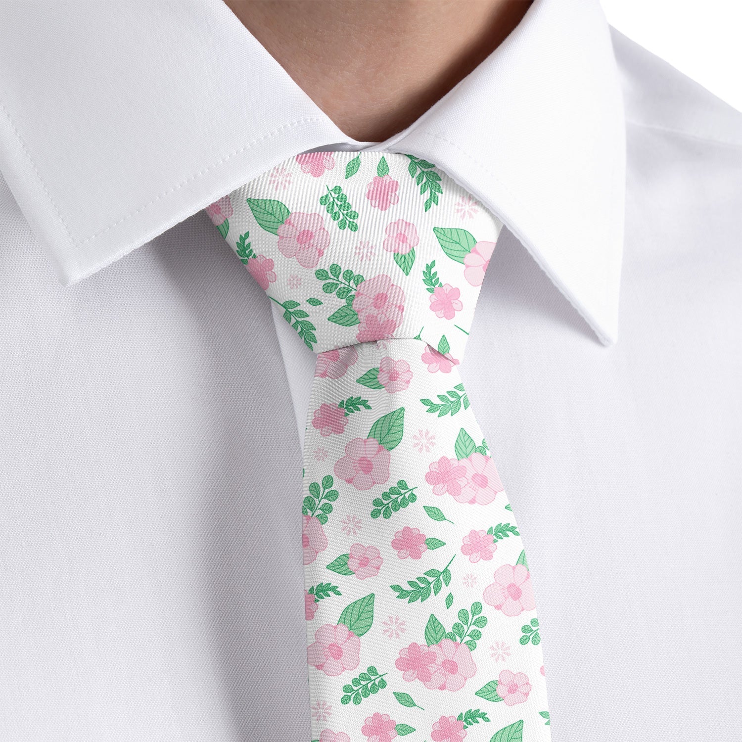 Sugar Floral Necktie - Dress Shirt - Knotty Tie Co.