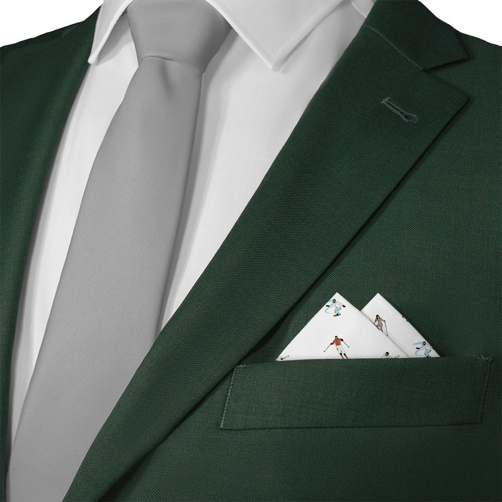 The Slopes Pocket Square - Matching Necktie- Knotty Tie Co.