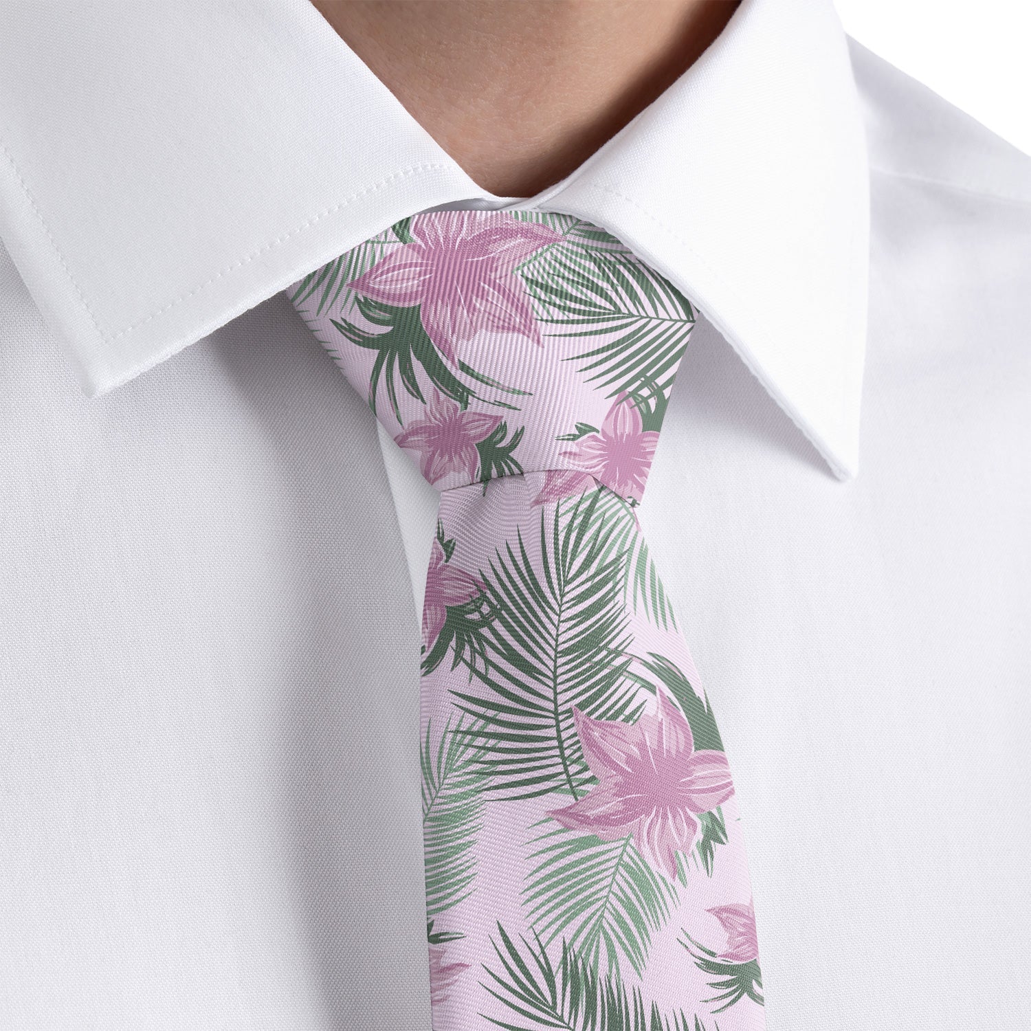 Tropical Blooms Necktie - Dress Shirt - Knotty Tie Co.