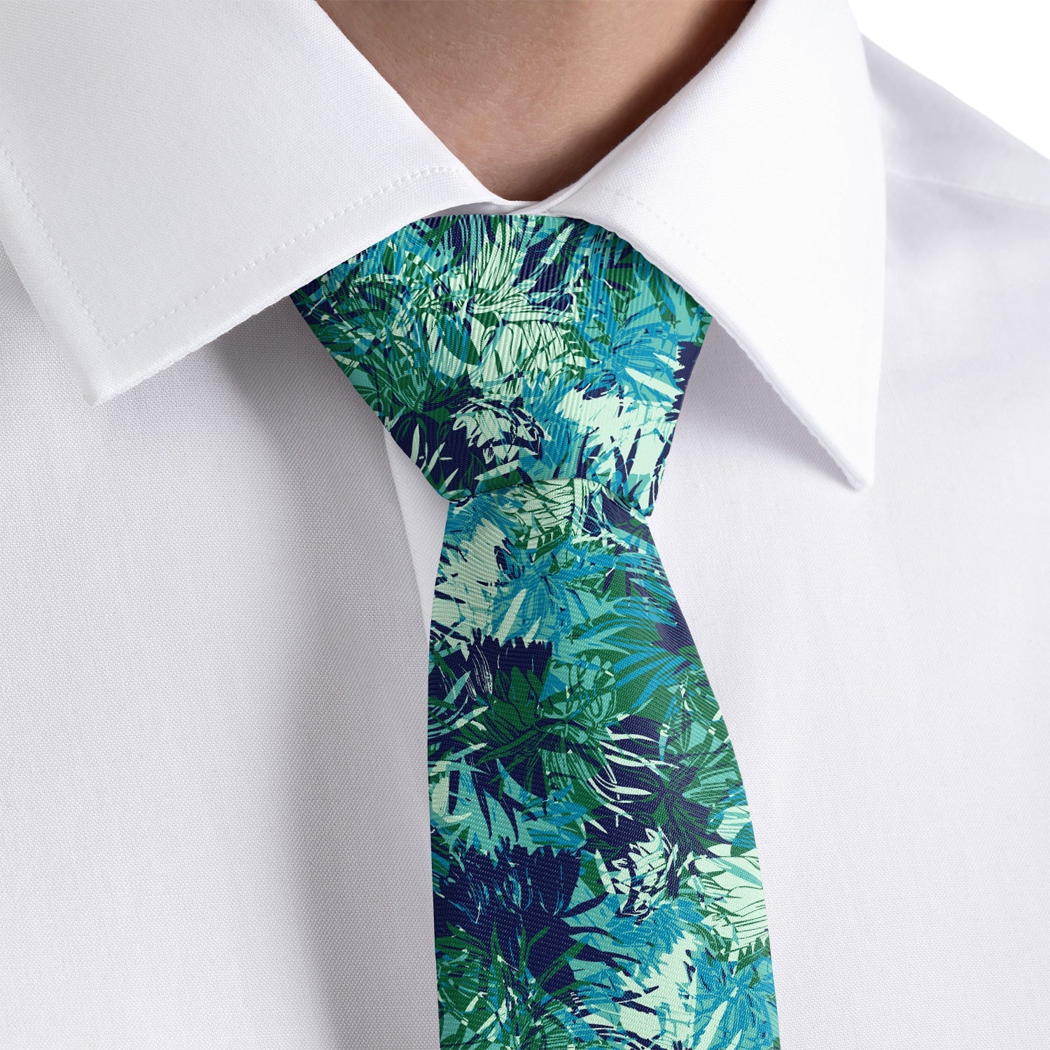 Tropics Floral Necktie - Dress Shirt - Knotty Tie Co.