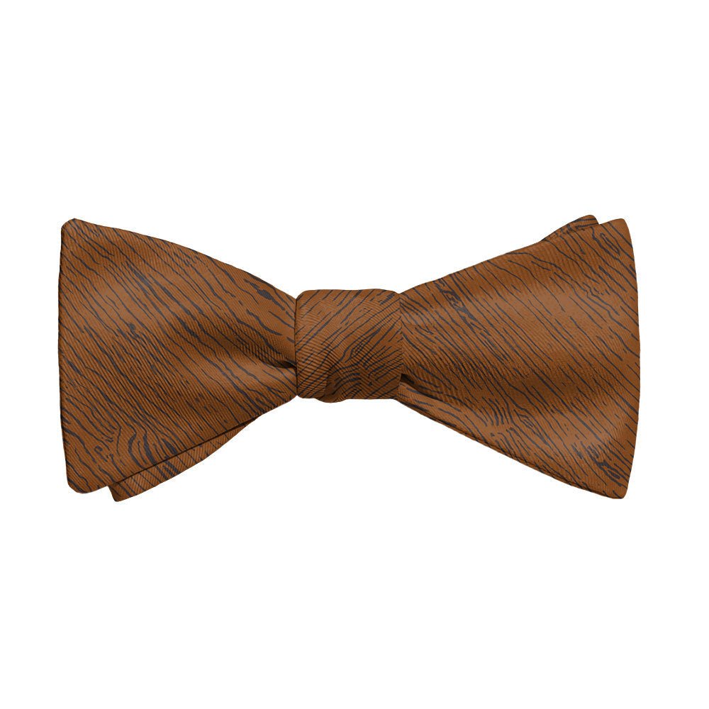 Woodgrain Bow Tie - Adult Standard Self-Tie 14-18" - Knotty Tie Co.