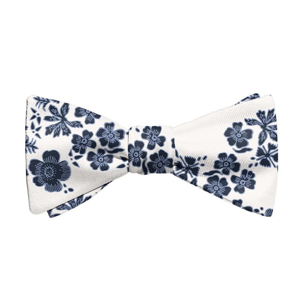 Zak Floral Bow Tie - Adult Standard Self-Tie 14-18" - Knotty Tie Co.